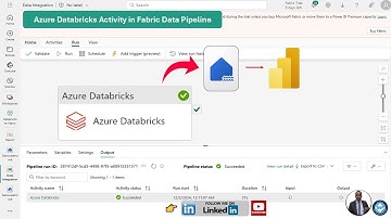Azure Databricks Activity in Fabric Data Pipeline + Power BI
