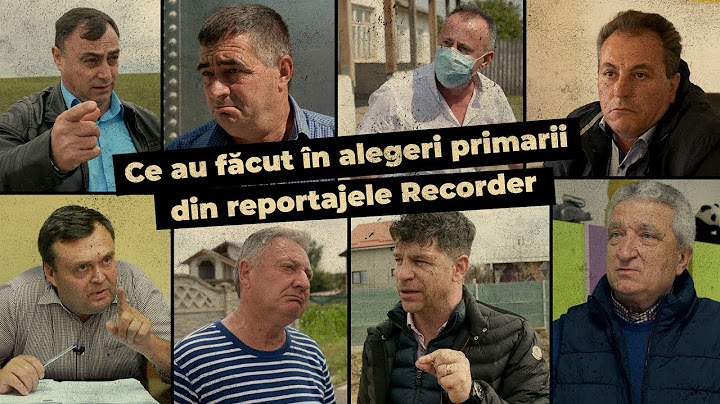 Ce au făcut în alegeri primarii din reportajele Recorder