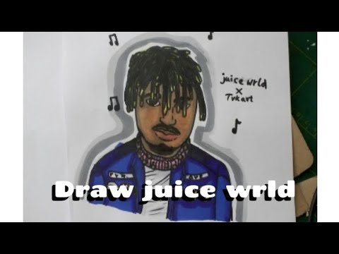 how to draw juice wrld - YouTube