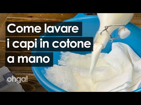 Come lavare a mano i capi di cotone: come sbiancarli e smacchiarli in modo naturale