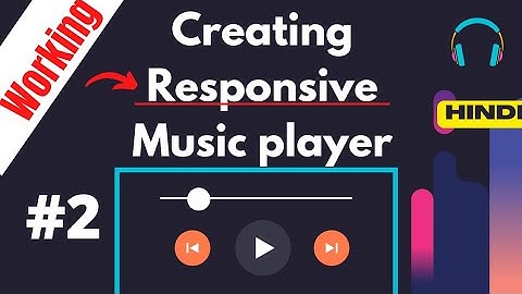 Responsive Music Player Website #part2