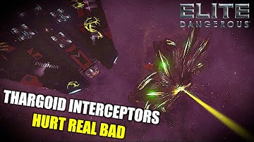 Krait Mk2 Vs Thargoid Interceptors | Elite Dangerous