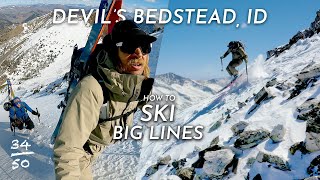 The FIFTY - Line 34/50 - How to Ski Big Lines - Backcountry planning on Devil's Bedstead, Idaho