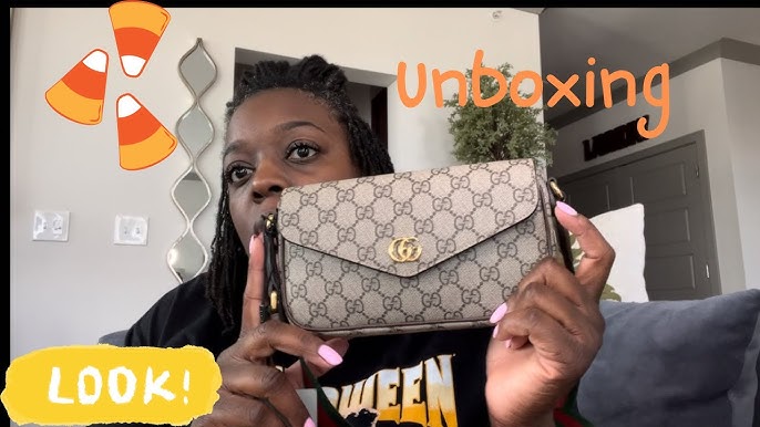 Louis Vuitton Unboxing (really short☺️)Monogram Eclipse canvas Key Pouch.  It matches my Keepall XS🤍 