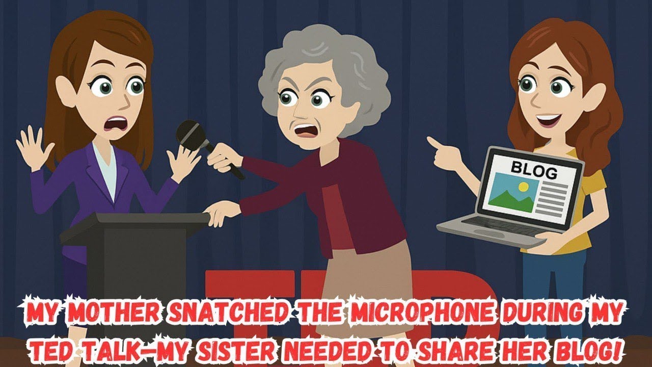 My Mother Snatched the Microphone During My TED Talk—My Sister Needed to Share Her Blog!