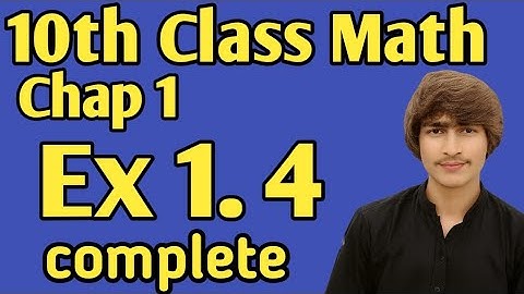 10th math chapter 1 exercise 1.4 complete in urdu mediummedium #MatricMath (The base science academy