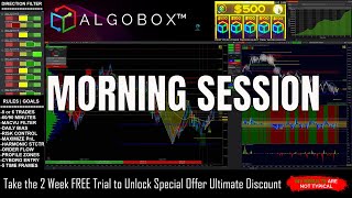 +$43,480 Live Trading 🔴 Watch Vinny Trade w AlgoBox | Futures Trading 20 Accounts | NinjaTrader