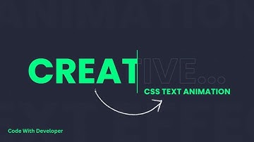 CSS Creative Text Animation Effects | Amazing Animated Text using HTML & CSS