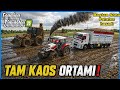 TAM BİR KAOS❗️HASAT, KURTARMA OPERASYONUNA DÖNDÜ🔸️KAMYONLAR TEK TEK BATTI🔸️FS25 Baştan Sona Patates
