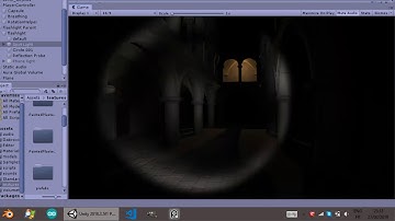 Sponza test scene in Unity