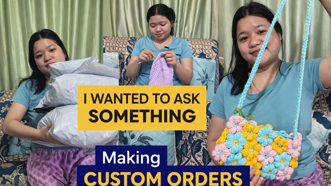 Before taking more order, I wanted to ask ask this / making custom order daily life #crochet 