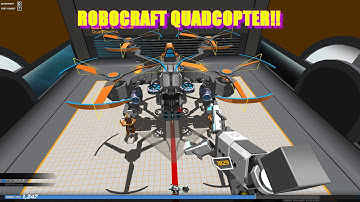 Robocraft:How to Build A QuadCopter(Drone)!!