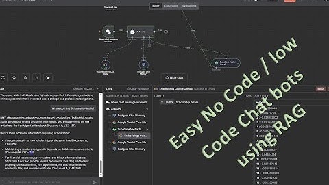 Building a RAG Chatbot to chat with FAQ Documents, Agentic AI, Nocode/Lowcode
