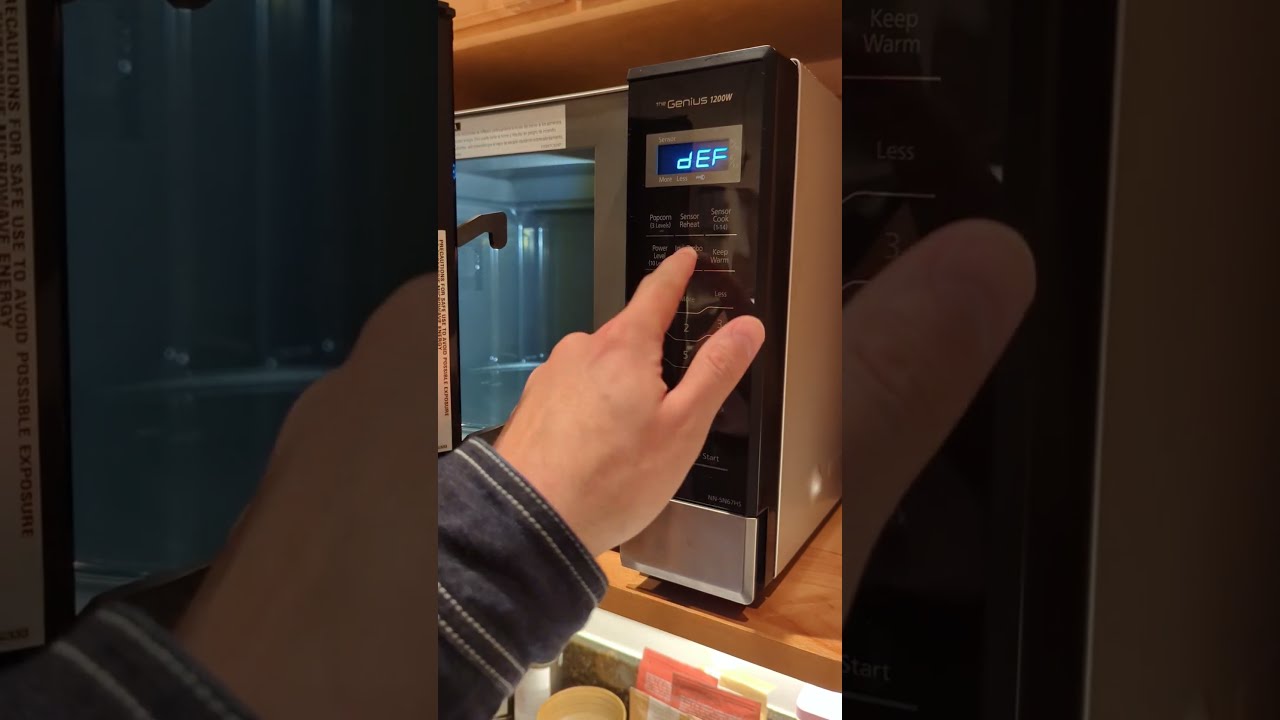 Turning Off Child Safety Lock On Panasonic Microwave Model NN SN67HS