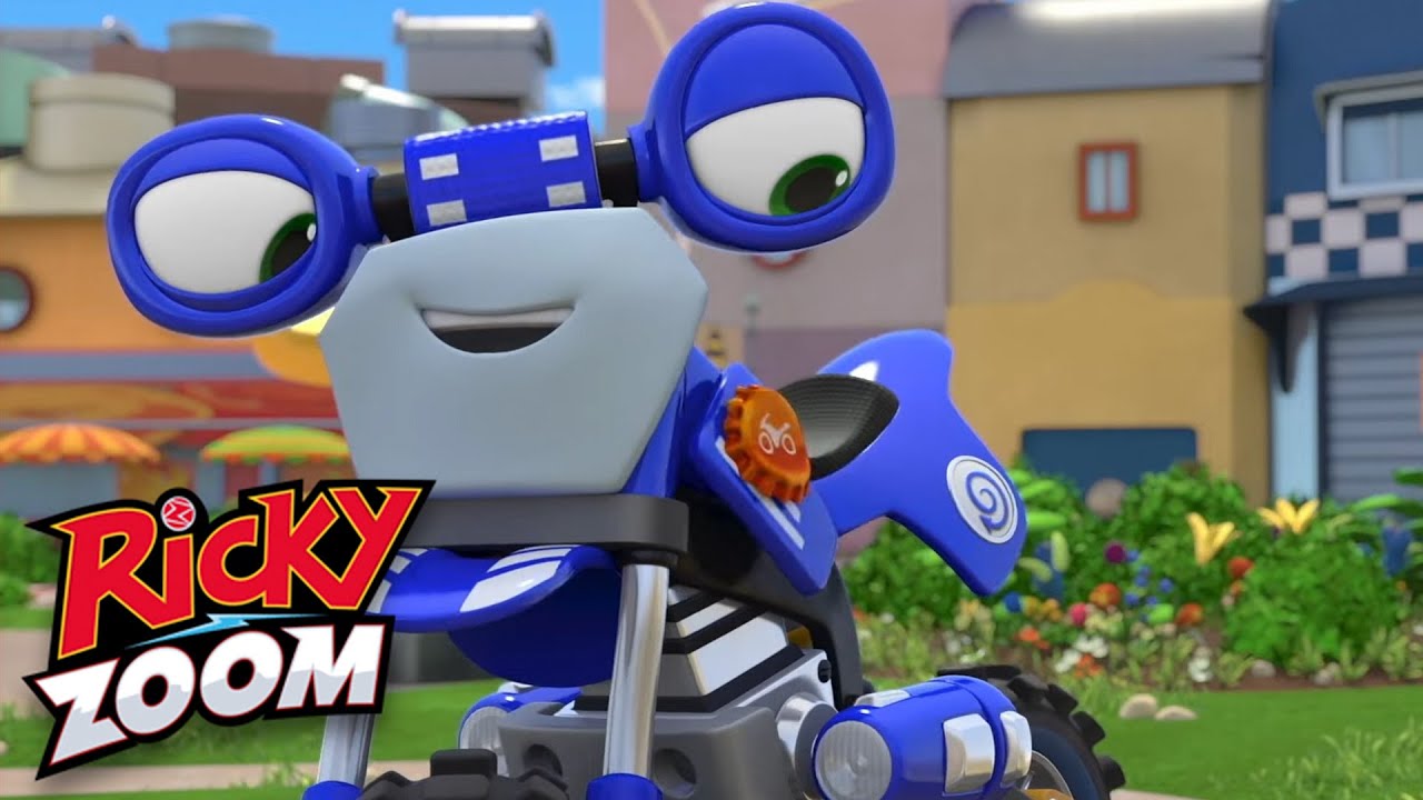 Super LOOP! ⚡️The Golden Ticket ⚡️ Motorcycle Cartoon | Ricky Zoom ...