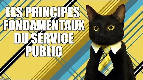 Quels sont les principes fondamentaux du service public ?