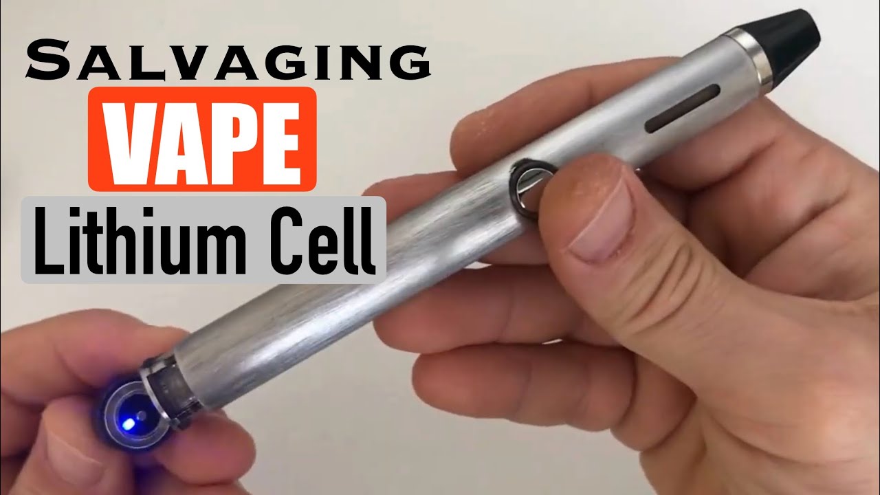 How to Salvage Lithium Cell from a Vape I Free Li Battery from an old Vape