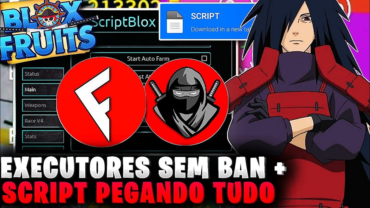 MOBILE/PC] 🙀 EXECUTOR e SCRIPT BLOX FRUITS🍎 SEM KEY E SEM RESETAR!PEGA  TUDO DO JOGO!AUTO FRUTAS🍎 