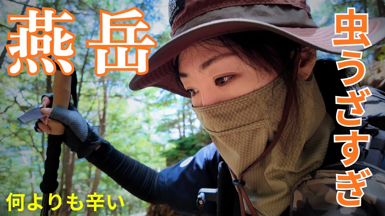 【体力0登山】虫と闘い燕岳の絶景に涙✨雪渓に挑戦 #燕岳 #北アルプス