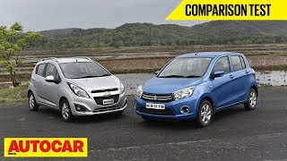 Maruti Celerio Diesel vs Chevrolet Beat Diesel | Comparison Test | Autocar India
