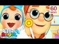 Going To The Doctor | Little Angel | Cartoons for Kids - Explore With Me!