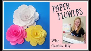 Paper Flower Tutorial - FREE SVG