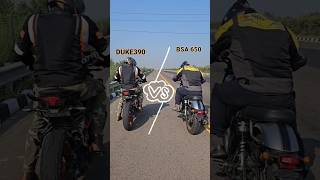 Bsa Goldstar 650 Vs Duke 390 3rd Gen Drag Battle duke390 goldstar650 dragrace bikerboys