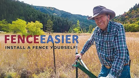 The Strongest and Fastest T-Post Fence DIY Install Ever Recorded