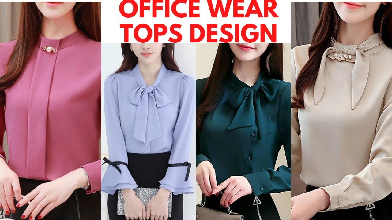 Latest and Stylish Office Wear Tops For Ladies Design 2022 | Office ...