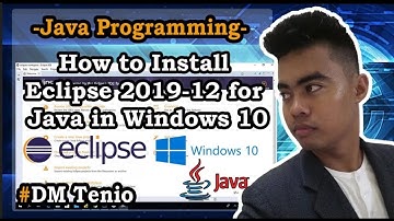 How to Install Eclipse IDE 2019-12 for Java in Windows 10