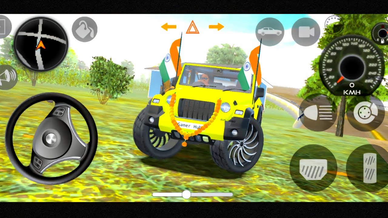 Modified Mahindra Thar😈Games:Indian yellow Thar (Gadi Wala Games) Car Game Android Game - #2026