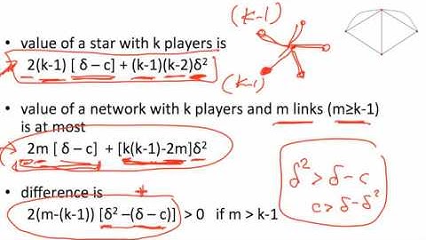 Social and Economic Networks 4.4 Week 4: Efficiency in the Connections Model (Optional Advanced)