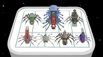 Merge Spider Train - Gameplay Walkthrough Android,ios