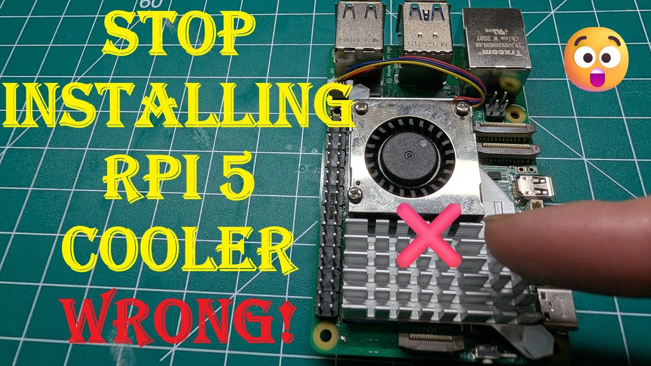 Bộ Quạt và Tản nhiệt Active Cooler cho Raspberry Pi 5