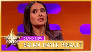 Salma Hayek Pinault Couldn't Remember If She Wore Underwear In Magic Mike's Last Dance | TGNS