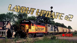 Layout Update #2 N Scale | Missing Delivery | Loop Wiring | Track Laying |