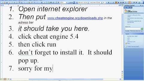 how to download cheat engine 5.4