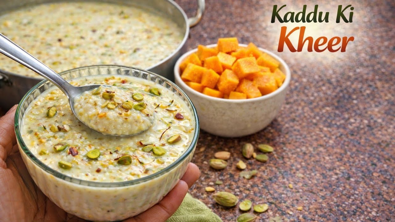 15 से 20 मिनट में बनाये एकदम रबड़ी जैसी कद्दू की खीर। Instant kaddu ki khir ।