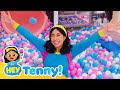 What makes you happy  indoor playground with tenny  educationals for kids  hey tenny