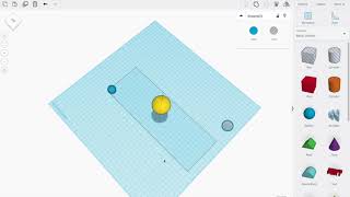 Tinkercad Tutorial:  Rotating an object around another object or around a point in space