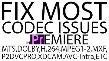 FIX NO AUDIO & MOST CODEC PROBLEMS MTS/Dolby/etc [No Conversion Needed]