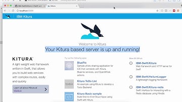 Introduction to Server Side Swift Using Kitura