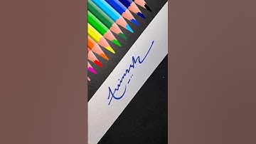 How to Learn Signature your Name #avinash #shorts
