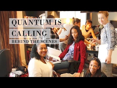 Behind the Scenes: Stephen Hawking + Zoe Saldana: Quantum is Calling