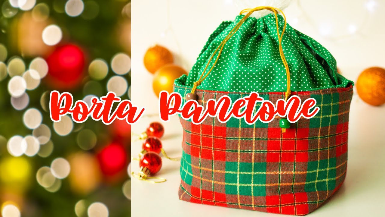 Passo a Passo - PORTA PANETONE EM TECIDO - Faça e Venda