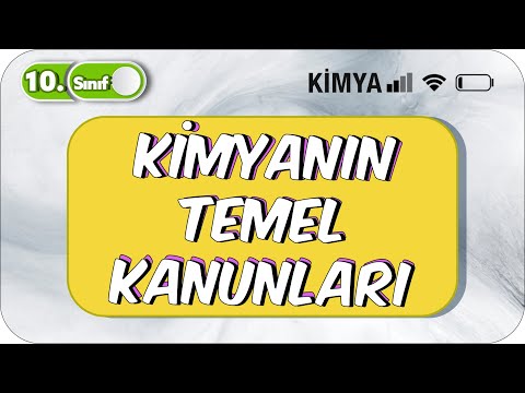 Kimyanın Temel Kanunları | Özet Anlatımı ve Soru Çözümü #2023