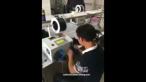 Automatic cable winding and binding machine with good price and quality