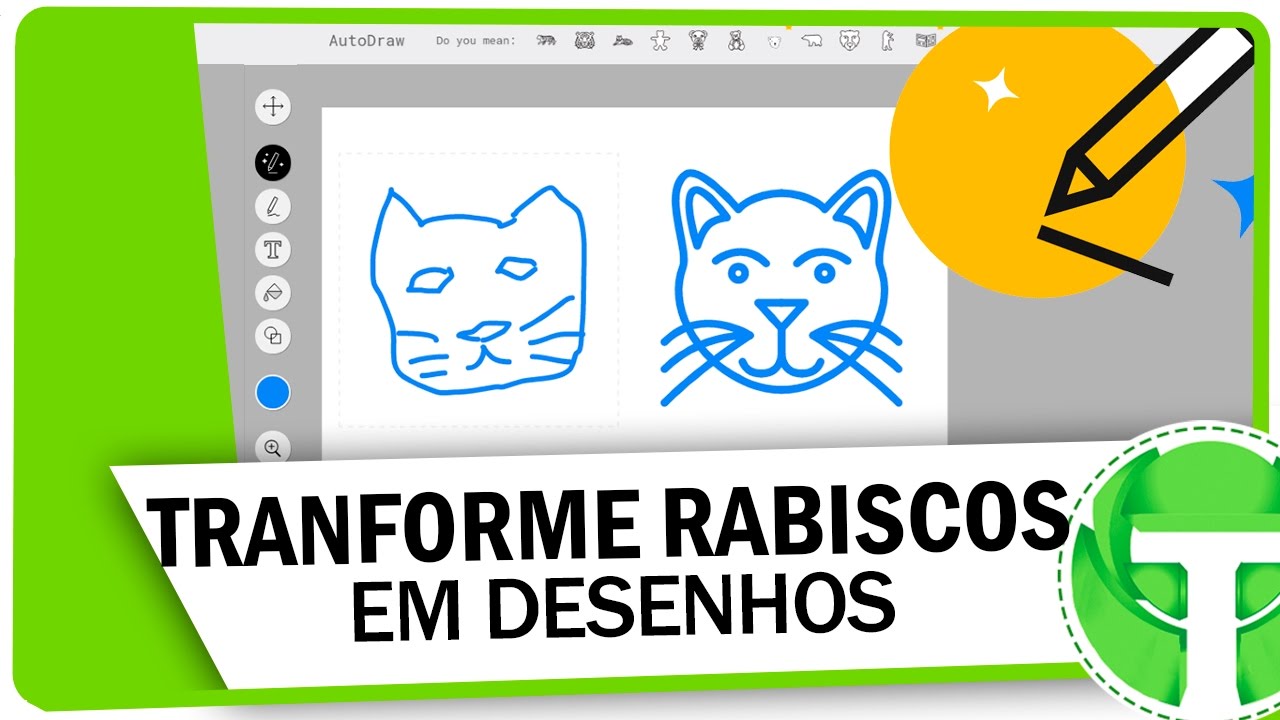 AutoDraw: ferramenta do Google transforma rabiscos em desenhos