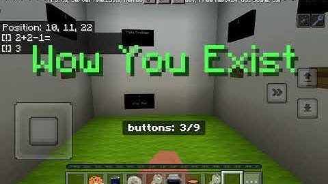 Minecraft:PE - Gameplay Walkthrough Part 44 - Baldi Find The Button - (iOS, android)