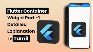 Flutter container widget For Beginners in Tamil | Flutter App Development Tutorial | SyntaxTube